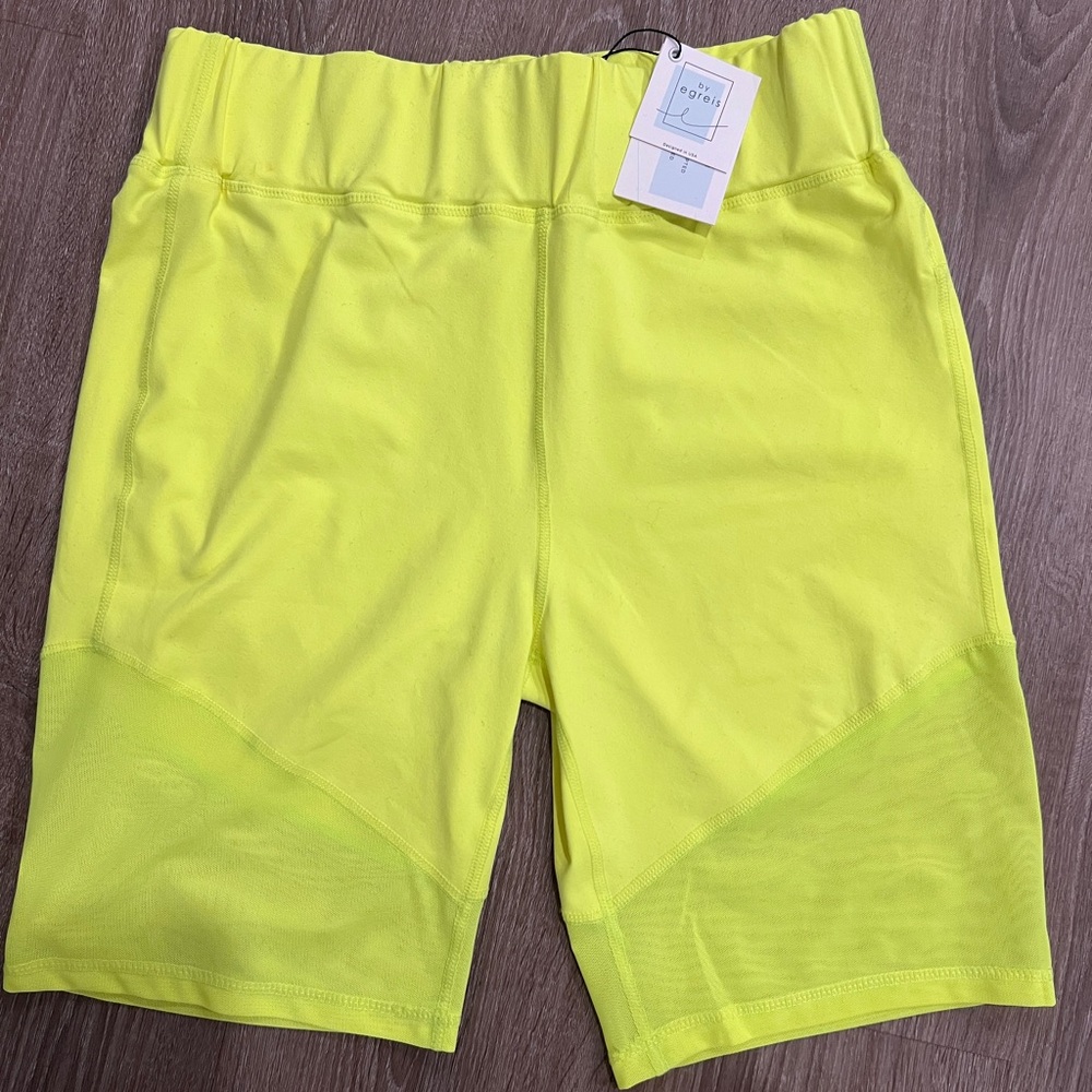 Bright Yellow Women's Bike Shorts